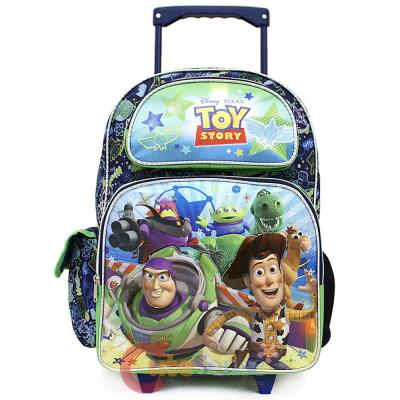 Disney Toy Story School Roller Backpack 16" Large Rolling Bag-Infinity All Over