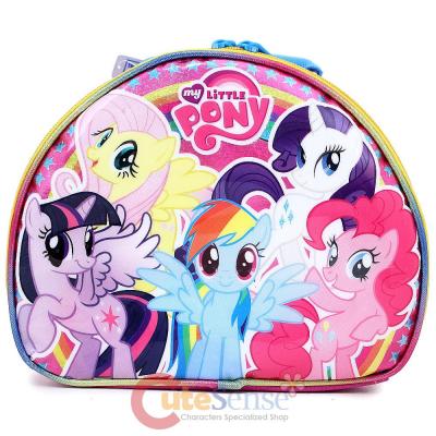 My Little Pony Group  School Lunch Box Insulated  Sanck Bag - Rainbow Half Shell