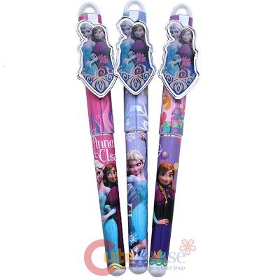 Disney Frozen Elsa and Anna Metal Clip Ball Pen Set 3pc Black Ink