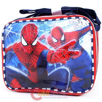 Marvel Amazing Spiderman  School Lunch Bag Insulated Snack Box - -Double Face