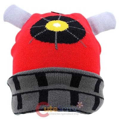 Dr. Who Red Dalet Cuffed Beanie Hat