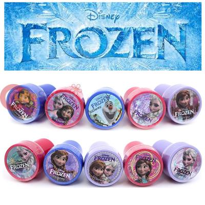 Disney Frozen  Self Ink Stamps 10pc Set with Elsa Anna Oalf