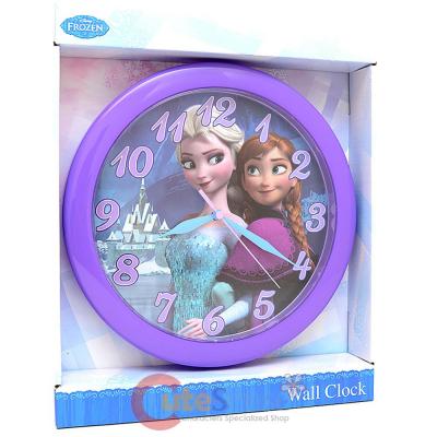 Disney Frozen Elsa and Anna Wall Clock -9.5in Round Watch