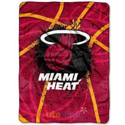 NBA Miami Heat Twin Plush Mink Blanket Raschel Throw