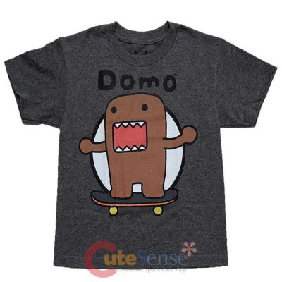 Domo Kun Junior Kids T Shirt Domo Skateboarding - Small