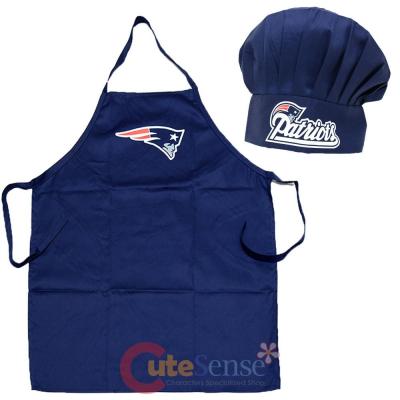 New England Patriots  Chef's Cooking BBQ Apron Hat 2pc Set