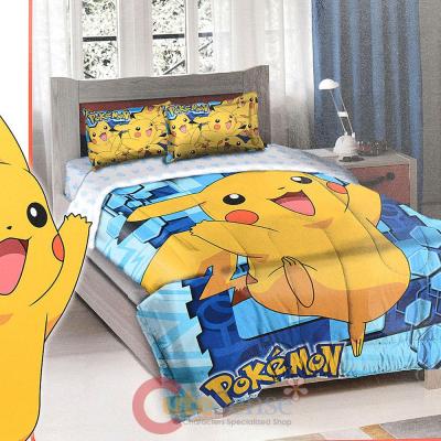 Nintendo Pokemon Pikchue Bedding Comforter Sharm Set - Twin/Full