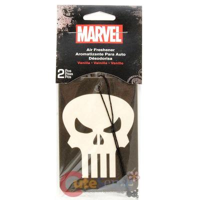 Marvel Punisher 2pc Car Auto Hanging Air Freshener - Logo