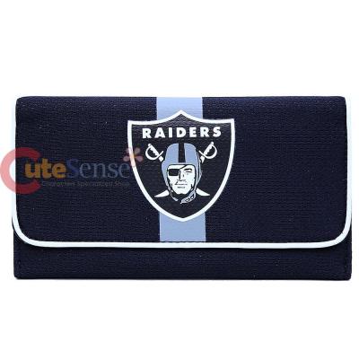 NFL Oakland Raiders Organizer Mesh Wallet Clutch Ladies Wallet