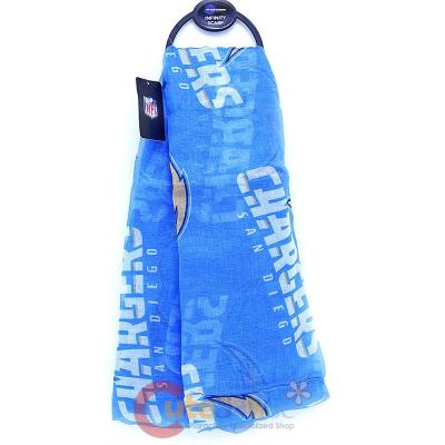 NFL San Diego Chargers Logo All Over Prints Infinity Scarf