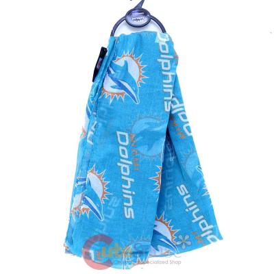 NFL Miami Dolphins Logo All Over Prints Infinity Scarf