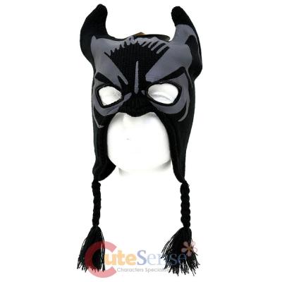 DC Comics Batman Mask Laplander Hat Beanie with Ear Flap and Eye Holes