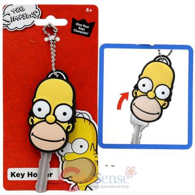 Simpson Family Homer Face Key Cap Key Holder