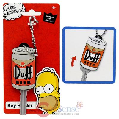 Simpson Family Homer Duff Beer Key Cap Key Holder