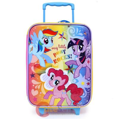 My Little Pony Pilot Rolling Luggage SuiteCase Travel Bag -Pony Rocks