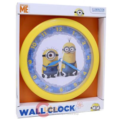 Despicable Me 2 Minion Round Wall Clock -9.5in