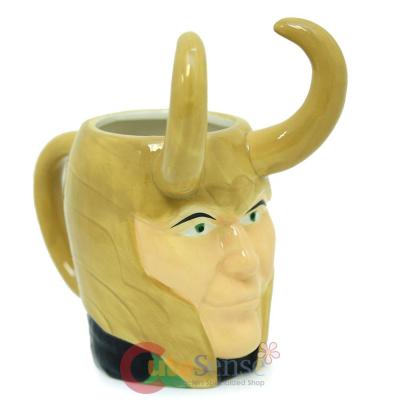 Marvel Avengers Loki Face Molded Coffee Mug Cup