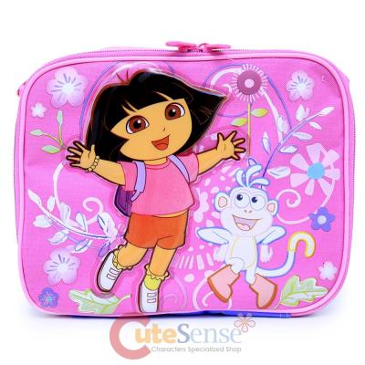 Dora The Explorer Dora & Boots Kids Lunch Bag Box