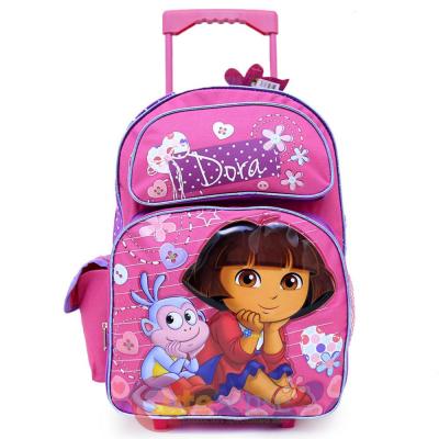 Dora The Explorer Dora & Boots Large Roller Backpack -Lovely Flowers