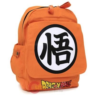 Dragon Ball Z Goku Symbol Large School Backpack Canvas