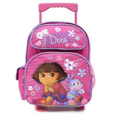 Dora The Explorer with Boots Roller Backpack 12in Pink