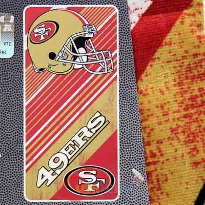 NFL San Francisco 49ers  Beach  Towel  Bath Towel -Diagonal Logo