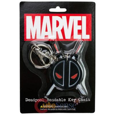 Marvel Deadpool Key Chain PVC Benable Key Holder