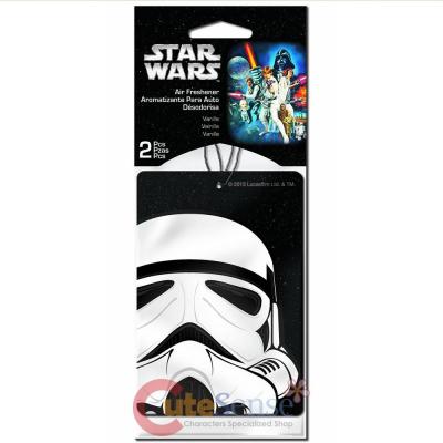 Star Wars Storm Trooper 2pc Car Auto Hanging Air Freshener