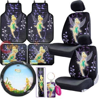 Tinkerbell Mystical Tink Low Back Car Seat Covers Accessories 10pc Set