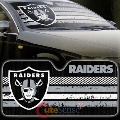 NFL Oakland Raiders Car Windshield  Front Window Sun Shade