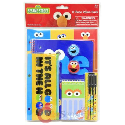 Sesame Street Elmo School Stationary Set  11pc Value Pack