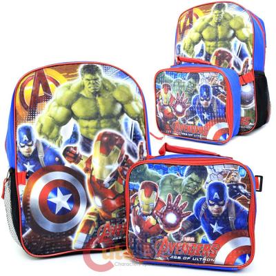 Marvel Avengers Age of Ultron Large Backpack with Detachable Lunch Bag