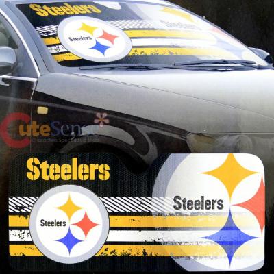 NFL Pittsburgh Steelers Car Windshield  Front Window Sun Shade