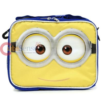 Despicable Me  School Lunch Bag Minions 2 Eye Face Insulated Box