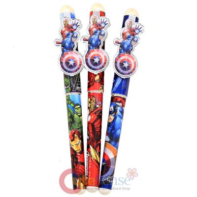 Marvel Avengers  Ball Point Pen Set 3pc Metal Clip Black Ink