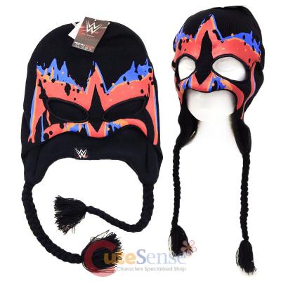 WWE Ultimate Warrior Face paint Laplander Beanie Hat with Eye Holes