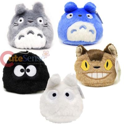 My Neighbor Totoro Characters Plush Key Chain  3" Mini Bean Plush Doll (5 Kinds)