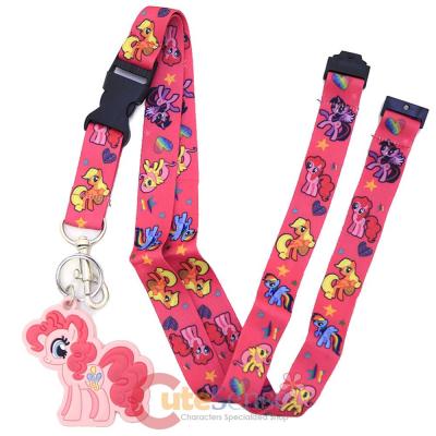 My Little Pony All Over Prints Lanyard with Pinkie Pie PVC Dangle