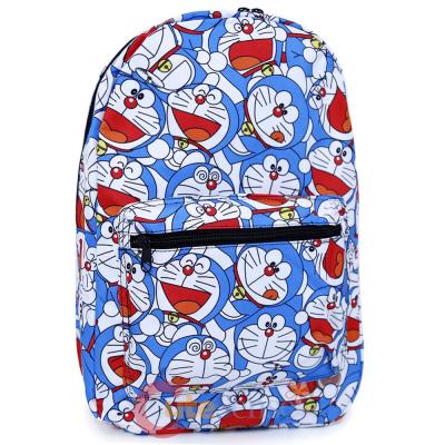 Doraemon All Over Collage Large School Backpack