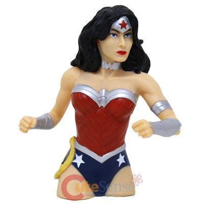 DC Comic Wonder Woman Bust Figure Coin Bank Action