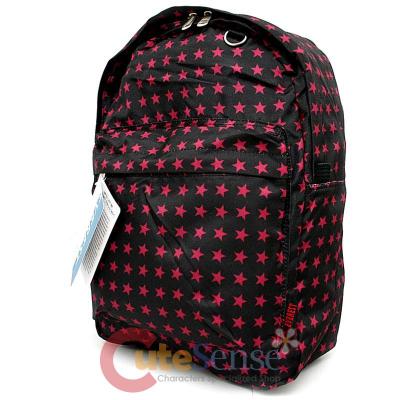 Black Pink Stars Shcool Backpack School Bag 16" Everest All Over Print Book Bag