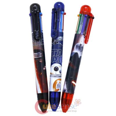 Star Wars 6 color Retractable Ballpoint Pens 3PC Set