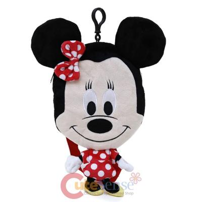 Disney Minnie Mouse Plush Passport Shoulder Bag Body Cross Purse