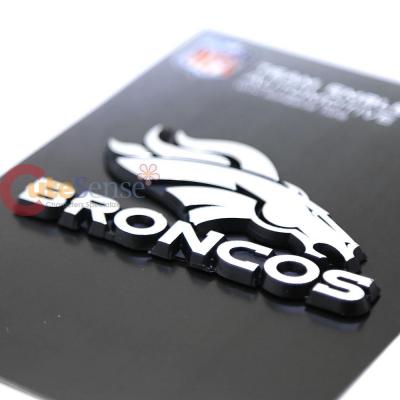 NFL Denver Broncos Team Logo Emblem Auto Accessories Chrome Finish