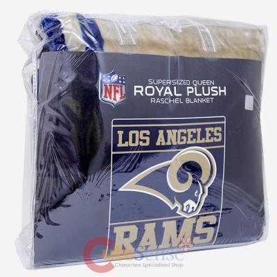 NFL Los Angeles Rams Mink Plush Blanket - Queen 76"x94"