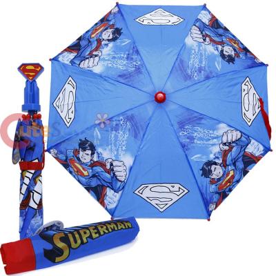 DC Comics Superman Kids Retractable Umbrella Wet Color Change