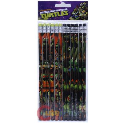 TMNT Ninha Turtle Pencil Set 12pc