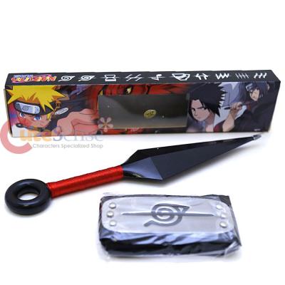 Naruto Kunai Dagger Anti Leaf Headband Box