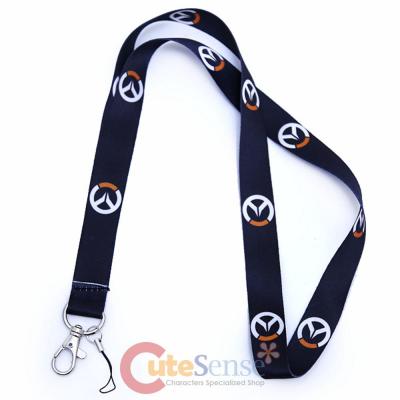 Overwatch Logo Lanyard  Key Chain, ID Holder