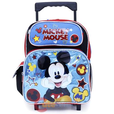 Disney Mickey Mouse Roller Backpack 12" Toddler Small Bag -Mickey Stars